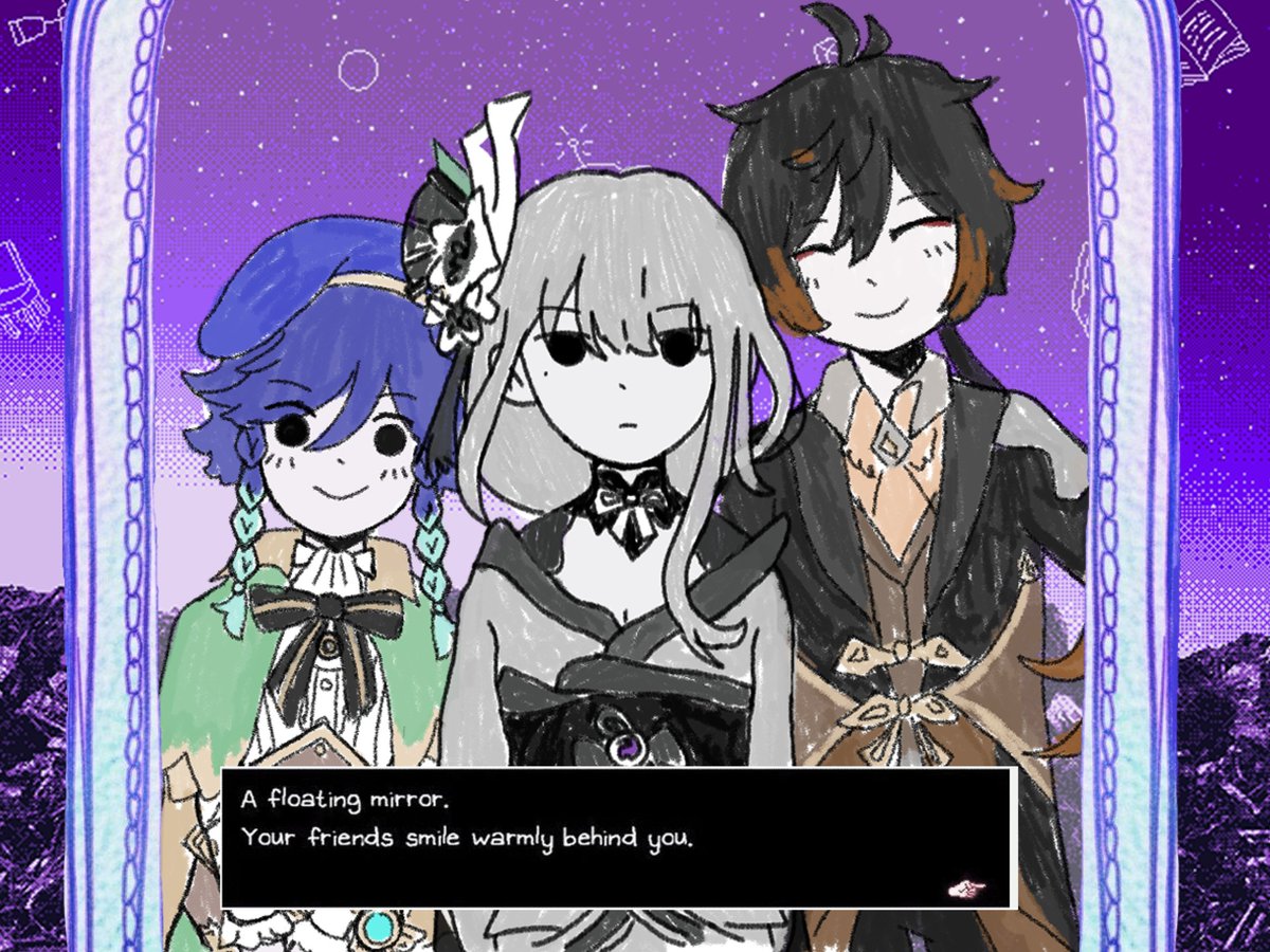 soioumi's tweet image. don&apos;t worry Ei they won&apos;t leave you alone never &amp;lt;3 

#原神 #GenshinImapct #omori