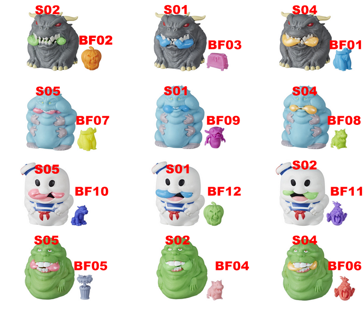 venkmaniac's tweet photo. Thanks to @jdraimer & @sirphobos1 's help, we've got the key for @Hasbro #GhostGushers! Codes are faintly printed on the side of the package, near the top. S#'s are slime colors. BF#'s are "blind figure"#'s. @yhspodcast @TheCrossrip @GBNewsdotcom https://t.co/yM0vUcDoB8