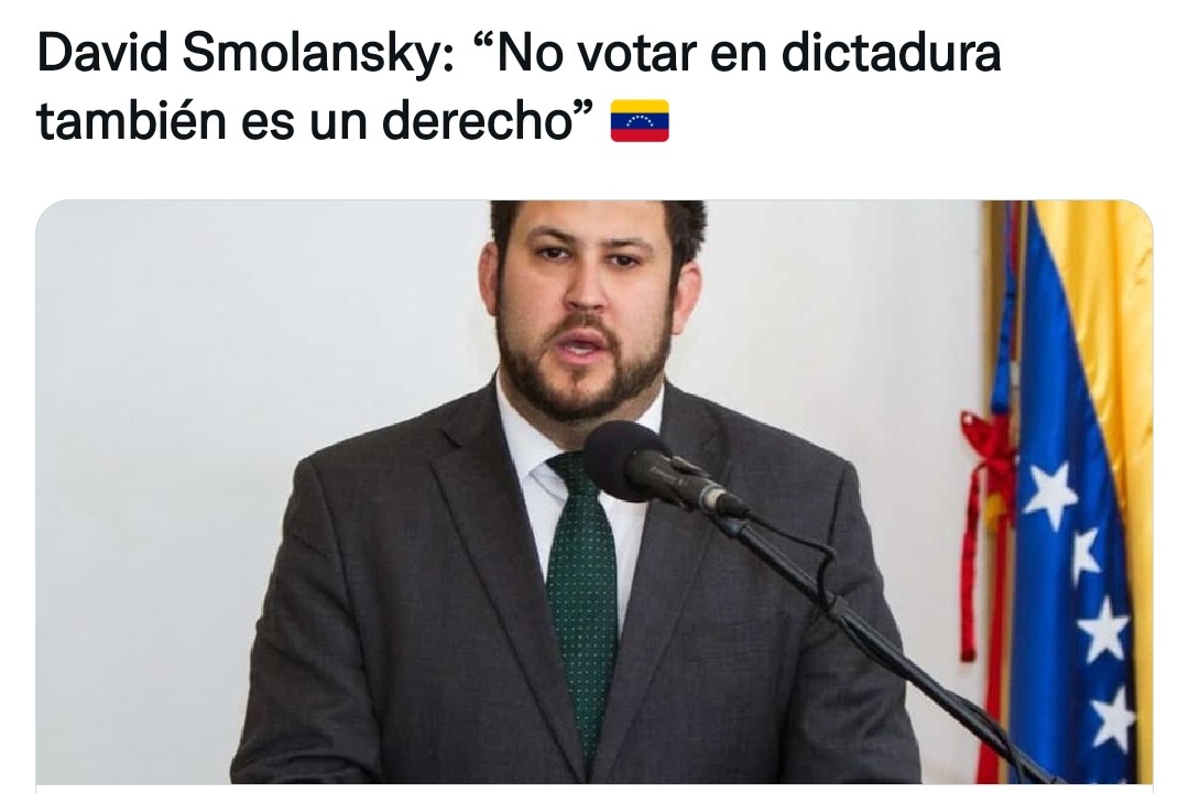 Que alguien le diga a este sr que en dictadura no se celebran elecciones, tienen que renovar el discurso por favor!