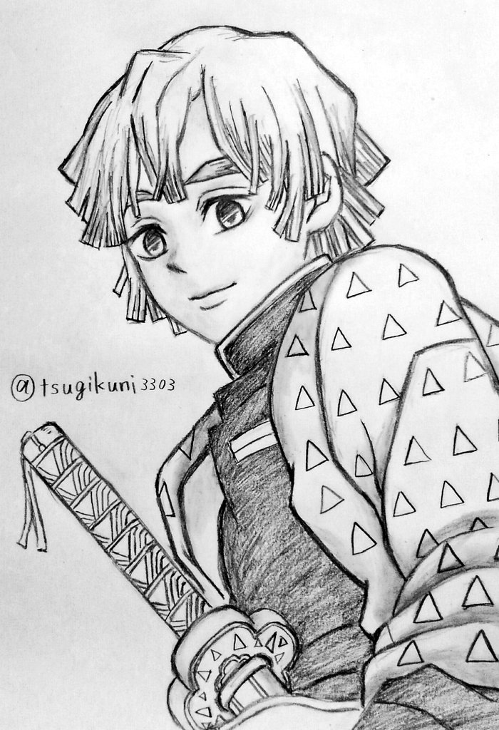 描いてみた 今日は善逸さんの誕生日という事で 落書き風 手癖ですみませんが 模写アレンジで善逸さん描いてみました お誕生日おめでとうございます 我妻善逸誕生祭21 我妻善逸生誕祭21 アナログイラスト 鉛筆画 ツイレポ