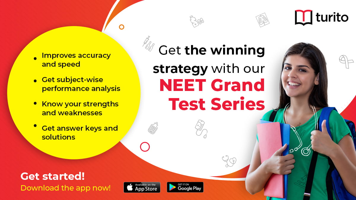 TuritoLive's tweet photo. Ace last minute #NEET preparation with #Turito's Grand Test Series.The test series will help students get additional practice and confidence for the actual exam.
#DownloadTuritoApp & take tests for FREE.
App Store: https://t.co/OUgTUfuID7
Play Store: https://t.co/KKQkMWYfhJ https://t.co/RgHIX84gRQ