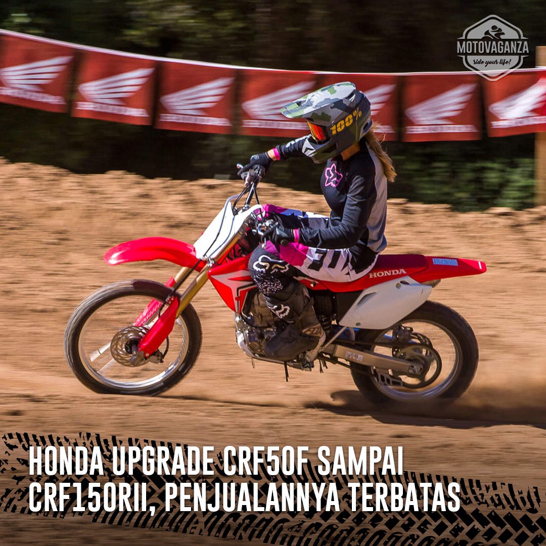 motovaganza's tweet photo. @welovehonda mengumumkan bahwa mereka akan merilis CRF50F, CRF110F, CRF125F, CRF150R, dan CRF150RII yang telah diperbarui warnanya secara terbatas pada bulan September dan Oktober 2021. https://t.co/J5CZO6ASLe