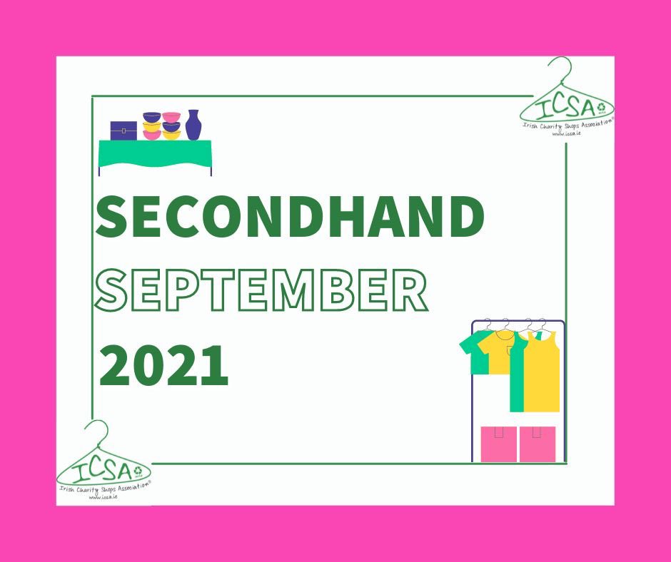 CRNIreland's tweet photo. 👕👟This weekend join in on #SecondHandSeptember Start by shopping #secondhand at @ICSAcharityshop Members instead of buying new. Find a #charityshop near you 👉 https://t.co/DUHrd07H2o or shop one (or more!) online via @thrift_ify https://t.co/cA2q1Et8RY