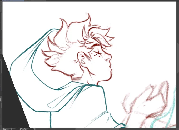 wip // drawin a little reverence before bed 