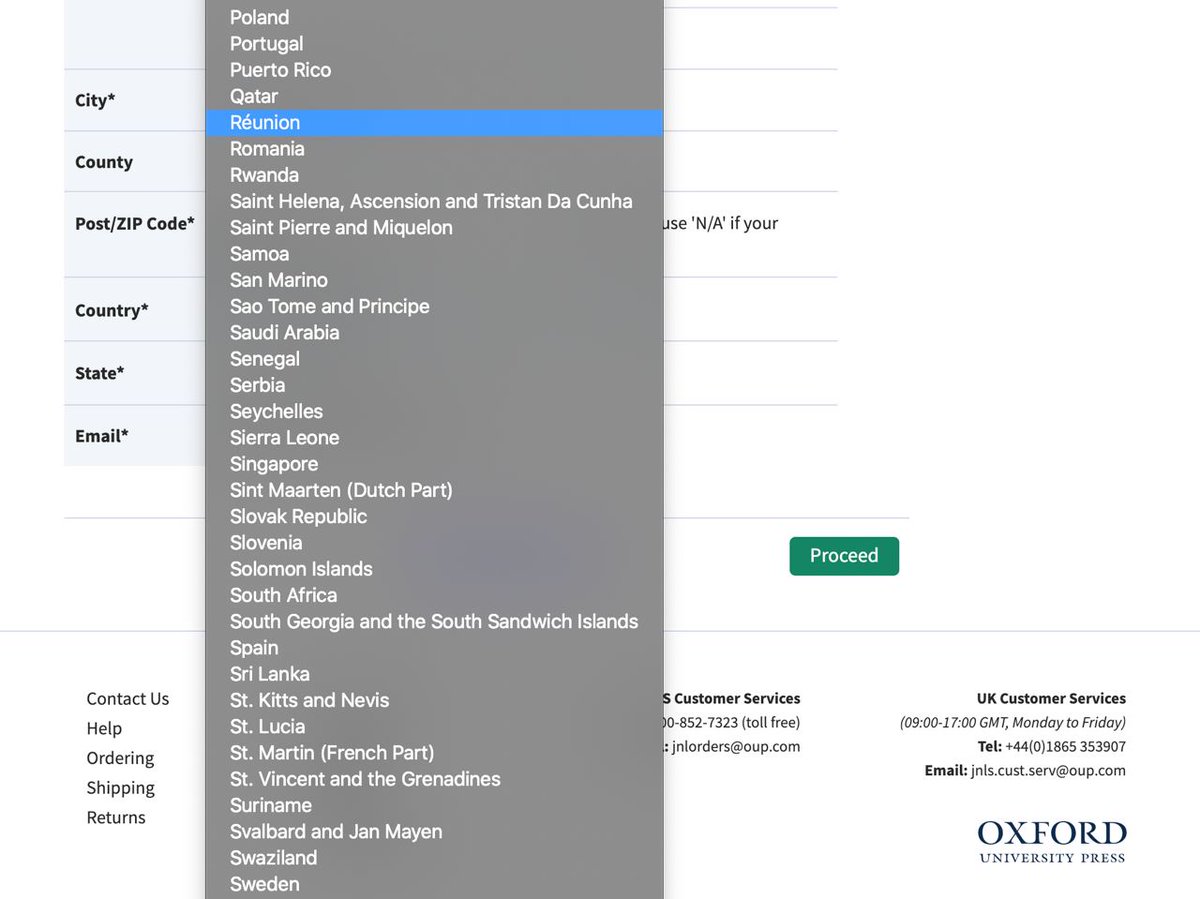 SPAdes assembler (@spadesassembler) on Twitter photo Apparently Russia does not exist for <a href="/OxUniPress/">Oxford University Press</a>. As you can see, there is no way to select Russia in Correspondence / Billing form, so one cannot pay page charges and proceed with coronaSPAdes publication. <a href="/OxfordJournals/">Oxford Journals</a> will you please comment on reason of such discrimination? Apparently Russia does not exist for <a href="/OxUniPress/">Oxford University Press</a>. As you can see, there is no way to select Russia in Correspondence / Billing form, so one cannot pay page charges and proceed with coronaSPAdes publication. <a href="/OxfordJournals/">Oxford Journals</a> will you please comment on reason of such discrimination?