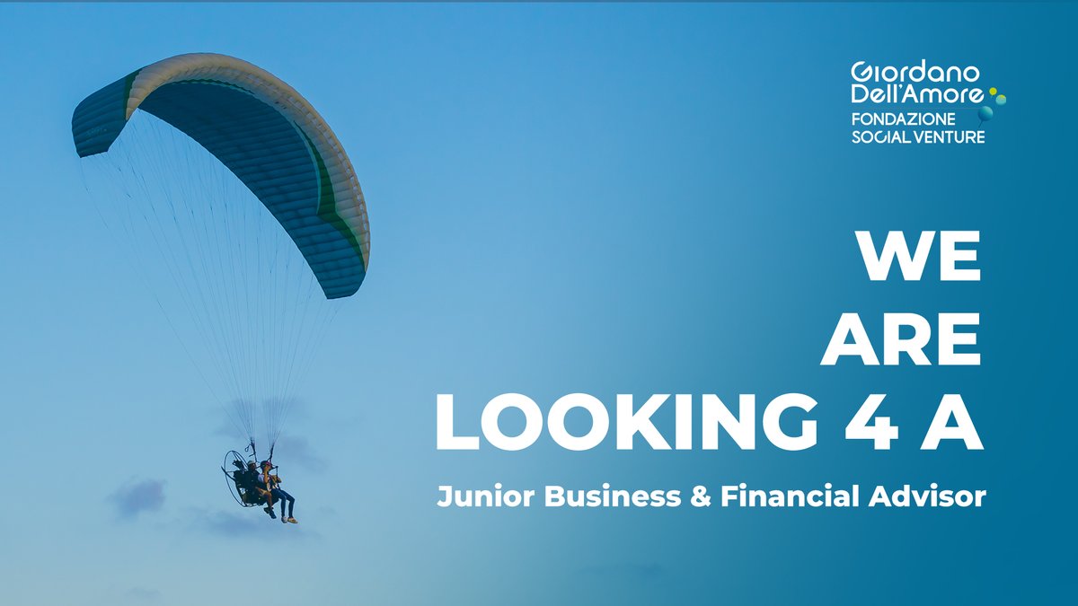 Siamo alla ricerca di un profilo junior che sia interessato ad approfondire gli ambiti dell’impact investing e dell’housing sociale, da inserire nell’Area Business &amp; Financial Advisory con un iniziale contratto di stage.
fondazionesocialventuregda.it/2021/09/01/jun…