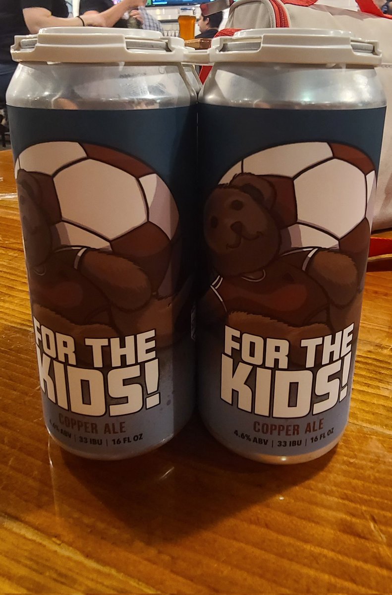 Thank you to everyone who came out to the kick off event to launch the "For The Kids Copper Ale". We are raising money via this craft beer, developed for us by Simple Machine Brewing. $1 from a draft, &amp; $2 from each 4 pack of cans, goes to <a href="/CCNGold/">childrens cancer net</a>. Event runs all month.