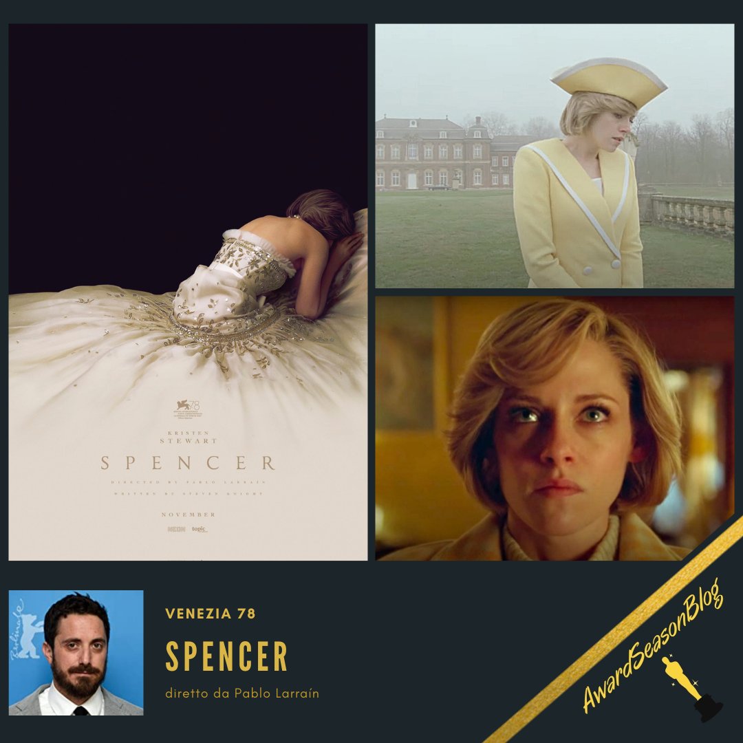 #Venezia78: con #Spencer #PabloLarraín restituisce all'immaginario collettivo una rappresentazione intima di Diana, accerchiata da dubbi e inquietudini, rintracciando nella sua ricerca di equilibrio il desiderio di una donna che vuole costruirsi da sola la propria identità