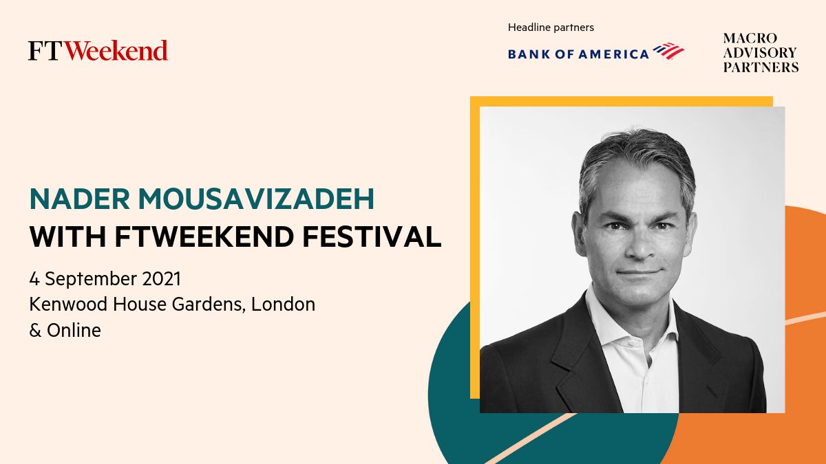 What is Biden’s vision for America’s role in the world? Join <a href="/MousavizadehN/">Nader Mousavizadeh</a> at #FTWeekendFestival to hear more about the emerging geopolitical landscape. Book your tickets for the 4th of September here: on.ft.com/3n15UTQ
