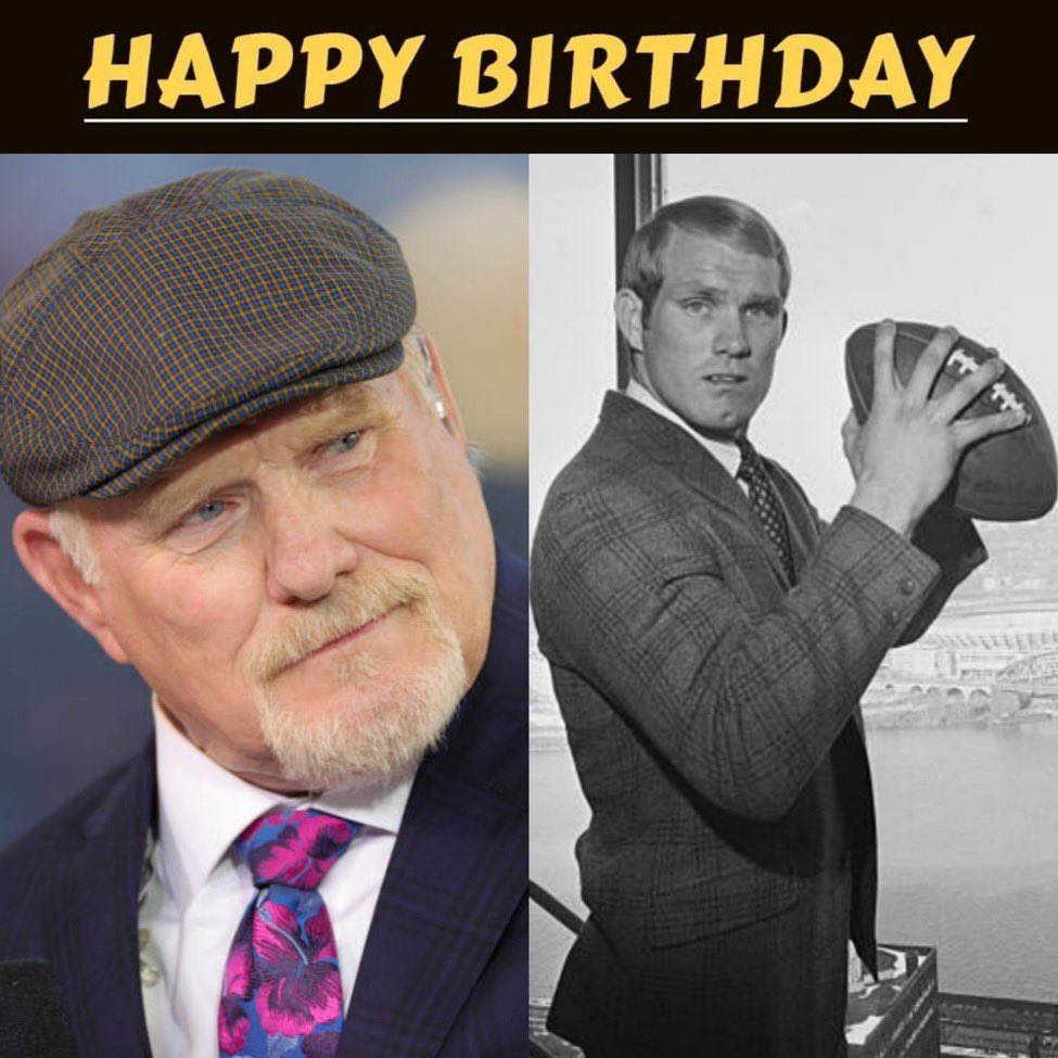 Happy belated 73rd birthday to Terry Bradshaw 