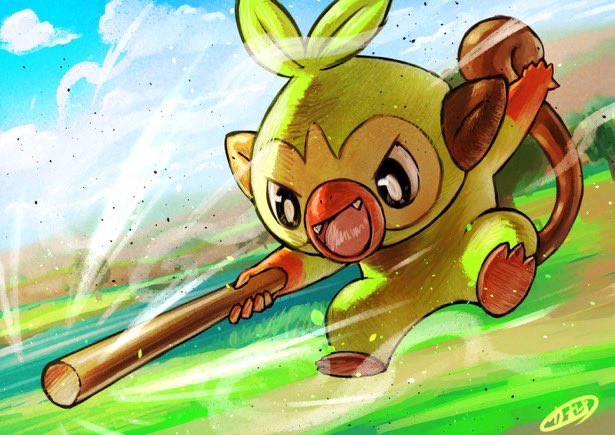 「grookey」Fan Art(Latest)｜2pages