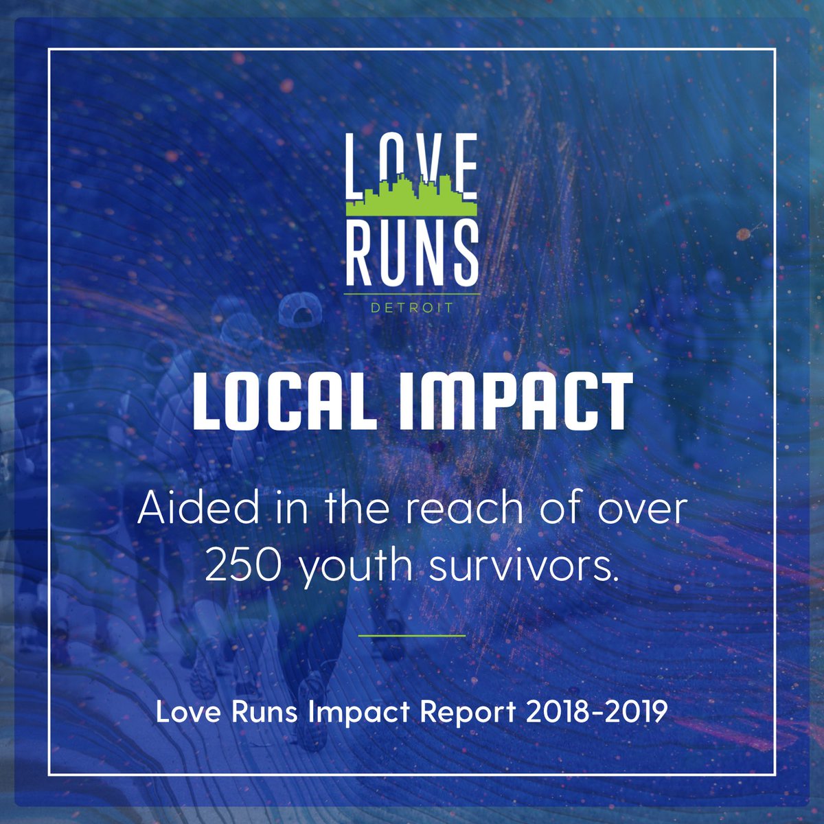 LoveRunsDetroit's tweet photo. This is why we run.
.
Your dollars have aided in the reach of over 250 youth survivors. Because of our amazing and dedicated runners and generous donor contributions, we are making an impact against human trafficking right here in metro Detroit.
.
#LoveRuns #FridayImpact https://t.co/4PWFsOAVcW