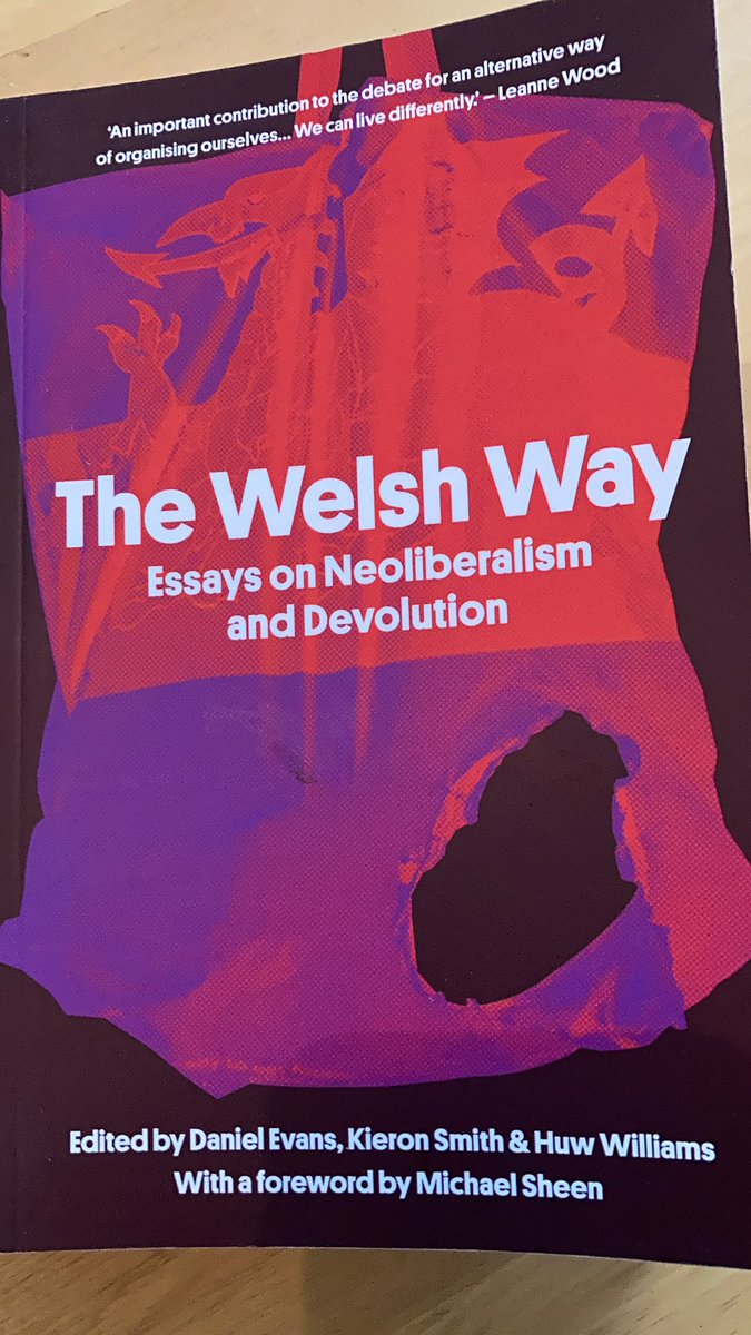 My copy just arrived. I am immensely proud of this book and its contributors. It took years of work - unpaid - and, if I say so myself, it is an essential contribution to debates about Wales and Welsh life. If you have any interest in Wales and its future, I urge you to read it.