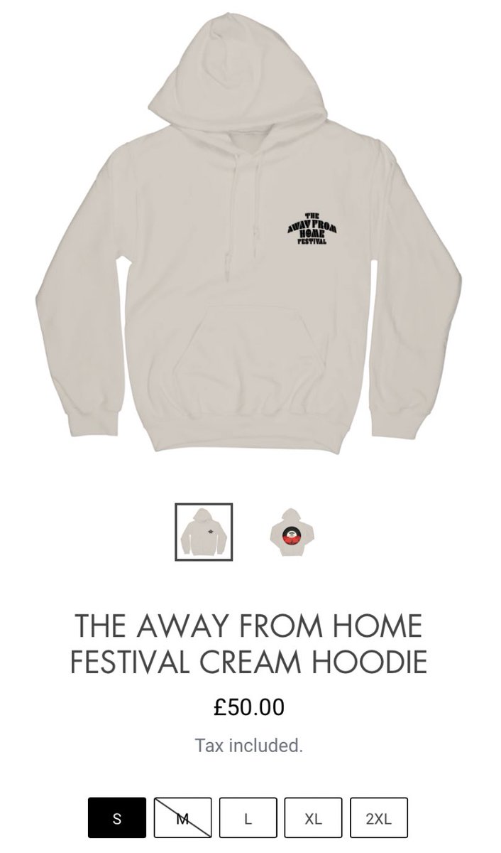 Louis Tomlinson Merch The Away From Home Festival 2023 White Hoodie