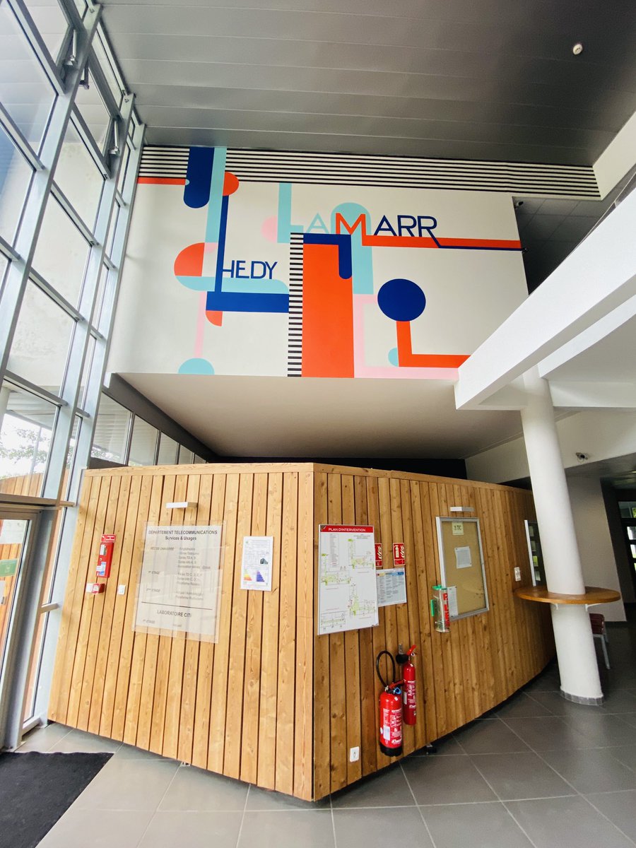 Gros changement de la rentrée : adieu le bâtiment Claude Chappe, bienvenue au bâtiment Hedy Lamarr en ⁦@tc_insalyon⁩ ⁦<a href="/insadelyon/">INSA Lyon</a>⁩ ! 🤩🥳
fr.m.wikipedia.org/wiki/Hedy_Lama…