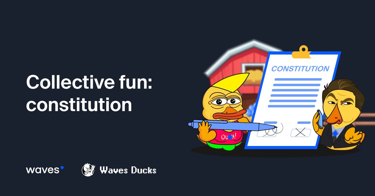 Yesterday, 320 investors of 11 collective farms received rewards for their contributions and creative works! Show must go on! ⚔️🔥

Check the new challenge and help your beloved collective farm to win: t.me/wavesducksroun…