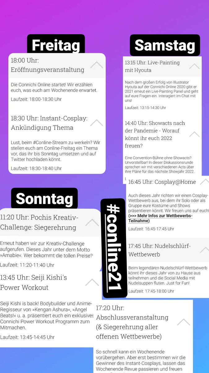 3amcosplay's tweet image. In case you want to see/avoid me this weekend at #Conline21 xD