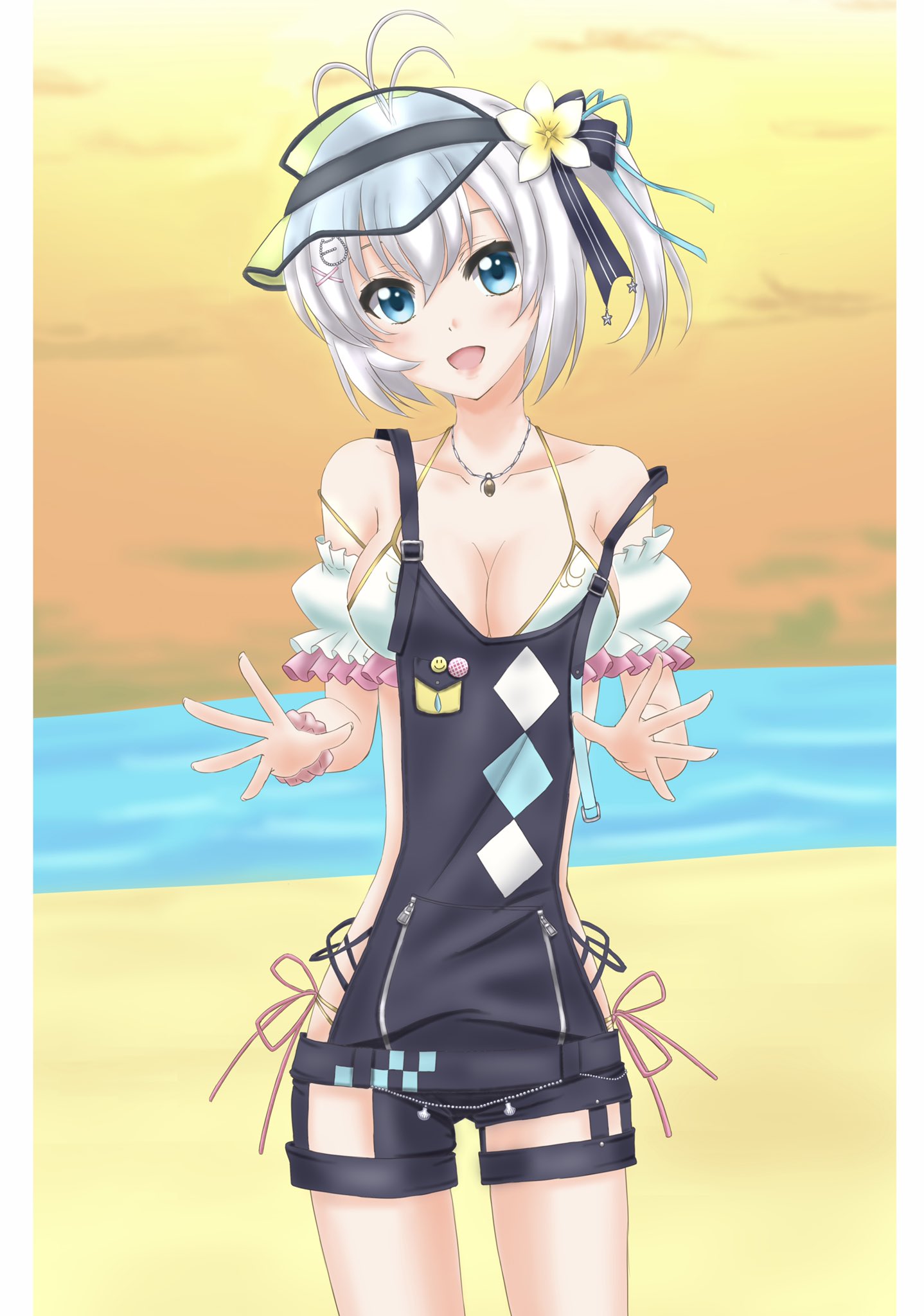 Vtuber電脳少女シロ　直筆イラスト色紙 コミティア151 Vtuber電脳少女シロ 直筆イラスト色紙 コミティア151 - メルカリ