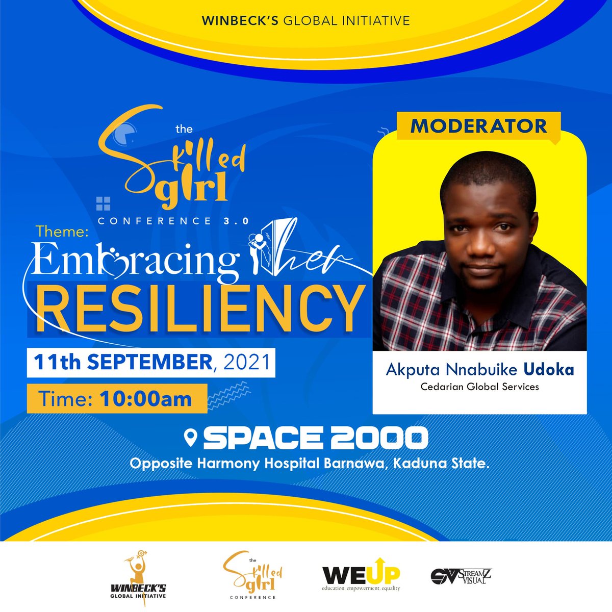 Meet our moderator Akputa Nnabuike Udoka. Read profile 
m.facebook.com/story.php?stor…

Brought to you by <a href="/OfficialWinbeck/">Winbeck's Global Initiative</a> hosted by <a href="/winbeckjames/">James Rebecca Winner (AICMC)</a> #SkilledGirl
#SGC3
#WeUp