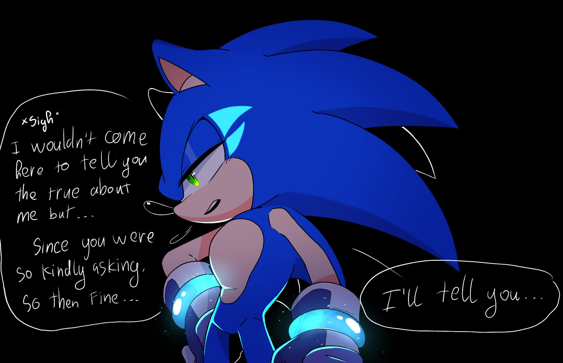 HusnaArtz🌸🌼 🎃Commissions open on X: What is sonic turned dark