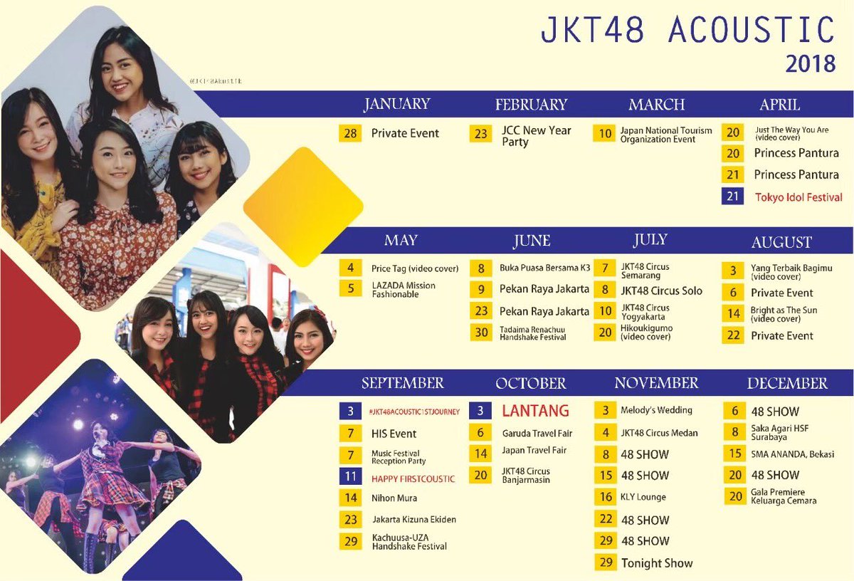 JKT48 Acoustic 2018,

<a href="/nadilawantari_/">Nadila Wantari</a> <a href="/S_SiscaJKT48/">bukan sisca</a> <a href="/MadeAurellia/">Ni Made Ayu Vania Aurellia</a> <a href="/rona__ang/">Rona Ang</a>