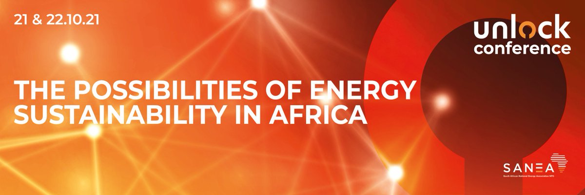 SANEANPC's tweet image. SANEA is proud to announce our virtual conference taking place on 21 – 22 October 2021. We will UNLOCK the possibilities of #energy #sustainability in Africa.

For more information about this exciting event, go to ow.ly/clZG50G2SYq

#ThinkingEnergy #unlock #saneaconf2021