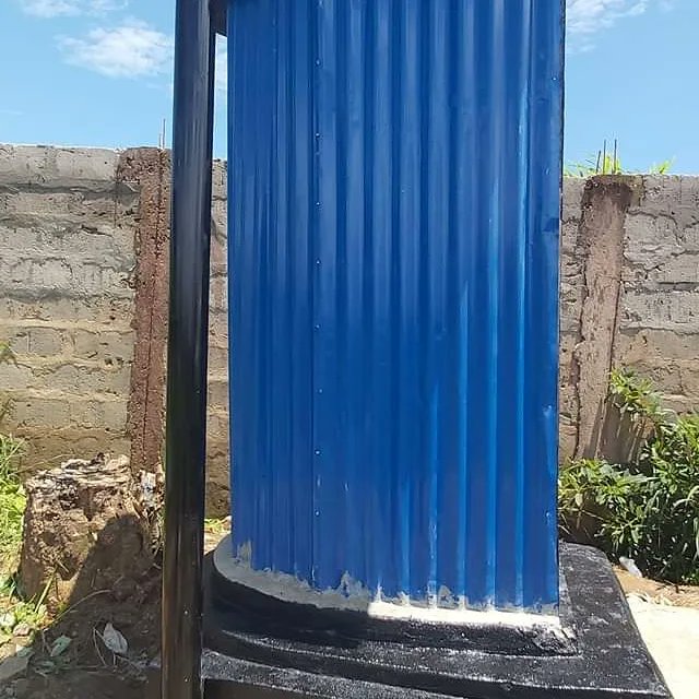 KandehBenson's tweet photo. IT'S FINALLY FINISHED....WAITING FOR THE HANDING OVER TO THE SCHOOL AUTHORITY.
Restoring back the dignity of the school going pupils using our simple compost and odourless toilet system. 
@RuralWaterNet 
@trekwithbek 
@WaterYouthNet 
@PeaceByDialogue 
@iahgqc https://t.co/F2Tb4SSrZd