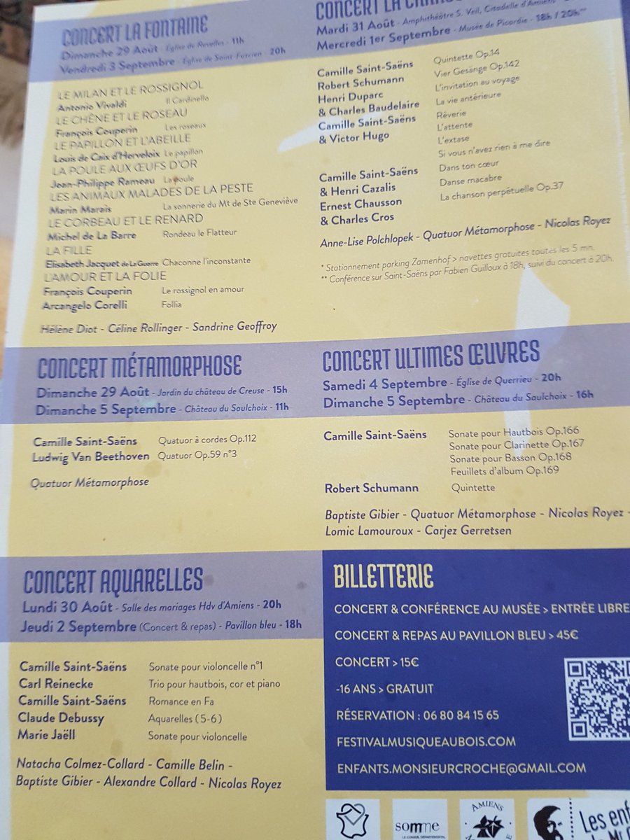 Ce soir 20h église de saint fuscien <a href="/AmiensMetropole/">Amiens Métropole - Ville d’Amiens</a> concert la fontaine