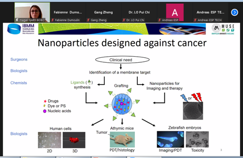 Dr Magali Gary-Bobo @CNRS #Montpellier is now on stage!