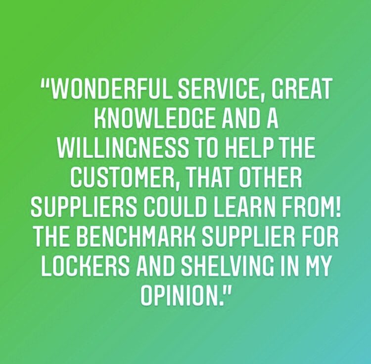 DirectLockers's tweet image. What our customers say about us 👍🏻 #wonderfulservice #greatknowledge