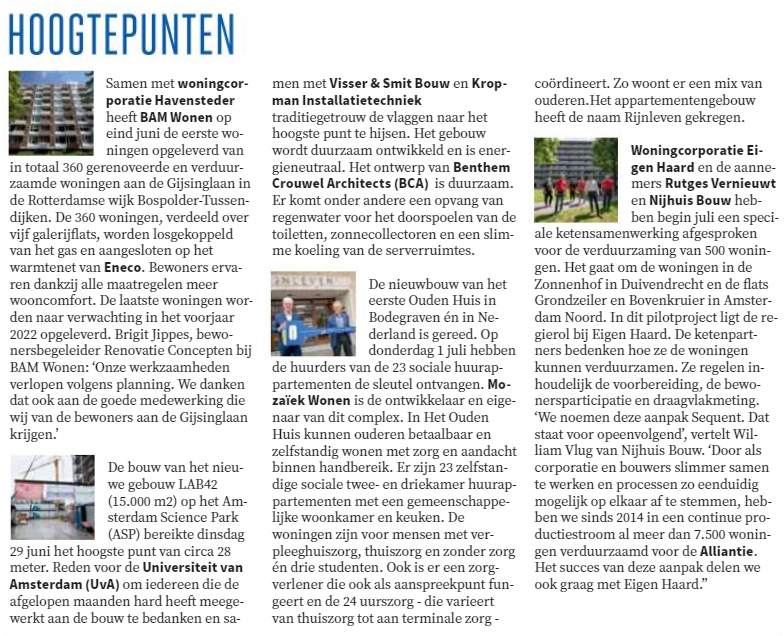 Nijhuis_Bouw's tweet photo. Met onze speciale ketensamenwerking staan wij samen met @EigenHaard en @RutgesVernieuwt  in de @CobouwNL met het project 500 woningen in Noord Amsterdam. Samen bedenken we hoe we de woningen gaan verduurzamen. #trots #Sequent #duurzaam #teamwork #partners
https://t.co/DeqqgESFVG https://t.co/x7X3APU16l