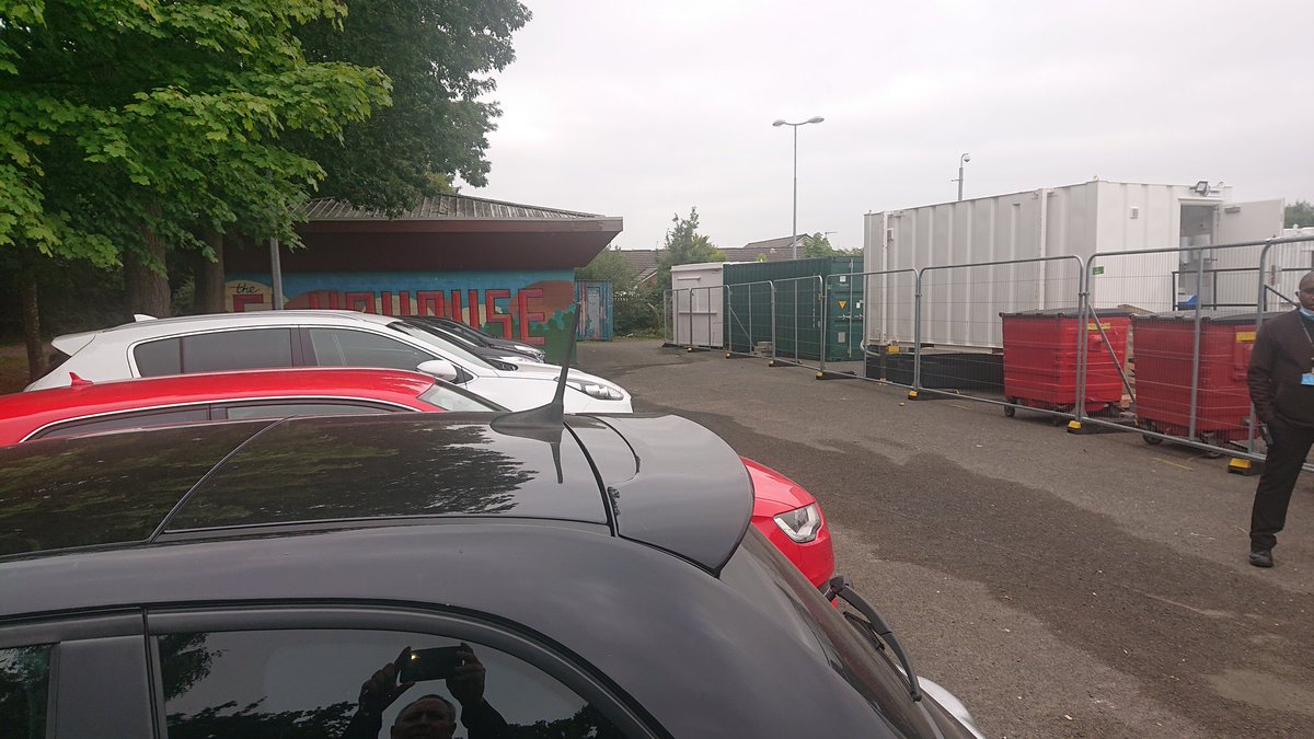 CmilkComFoot's tweet photo. Remember we were told by Bridget McConnell that we couldn't use the pitch as it wasn't an appropriate environment due to the pavillion at Barlia hosting test centre
Here's the alternative. Test centre taking over whole car park! This is the plan for reopening??
#SaveOurPitch https://t.co/0Y8I3UUokZ