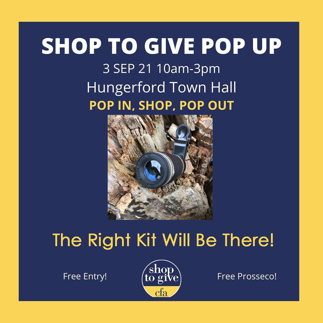 Make a date for a trip to Hungerford on 3 Sep 21. There’s a pop up at the Town Hall from 10-3pm!  The Right Kit Filters and Lenses will be there for you to try before you buy.
#hungerford #therightkit #shoptogive