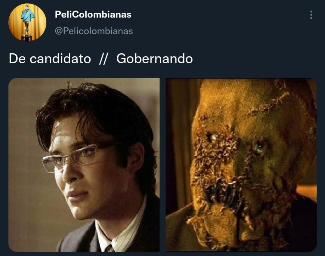 Noimpor46013451's tweet photo. #TengoMiedoDe los "independientes" hipotecados a las fuerzas oscuras en el poder, a las "coaliciones" aliadas con las mafias regionales. Créditos @Pelicolombianas https://t.co/wc5b0bSbbo