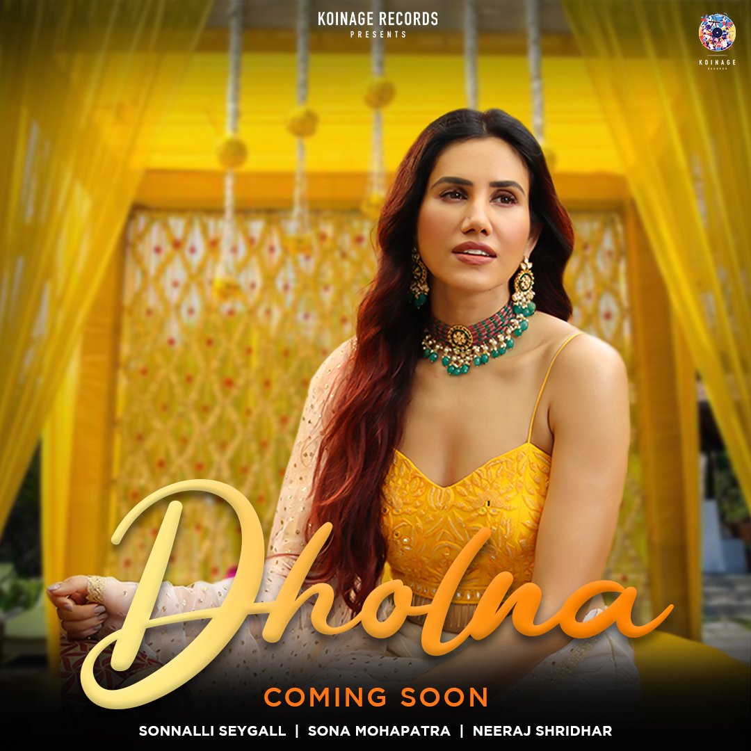 Watch out for @SonnalliSeygall in the most romantic wedding song of the year #Dholna 😍😍
#Dholna Coming soon!! 

@sonamohapatra
@SonnalliSeygall

#Dholna #SonaMohapatra #NeerajShridhar #SonnalliSeygall #WeddingSong #KoinageRecords