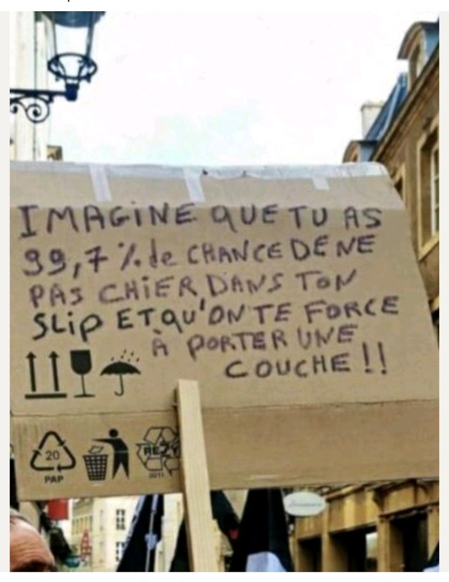 p_mzs's tweet photo. @MartineWonner @DLFParis16 @Laissonslespre1 @AnneGEI1 @Intellcoll @Covid974 @medef @andrebercoff @CHIRATChristop1 @ccifrance @france_soir @cab2626 Et oui ce sont les risques qui doivent être couverts.
Quand on a moins de 1% de risque de crever un pneu est-il raisonnable de se passer d'une roue de secours ?
#COVID19 #antivax vs #provax | #antipass vs #propass | #AntiPassSanitaire vs #ProPassSanitaire https://t.co/QV7PuIfjgJ