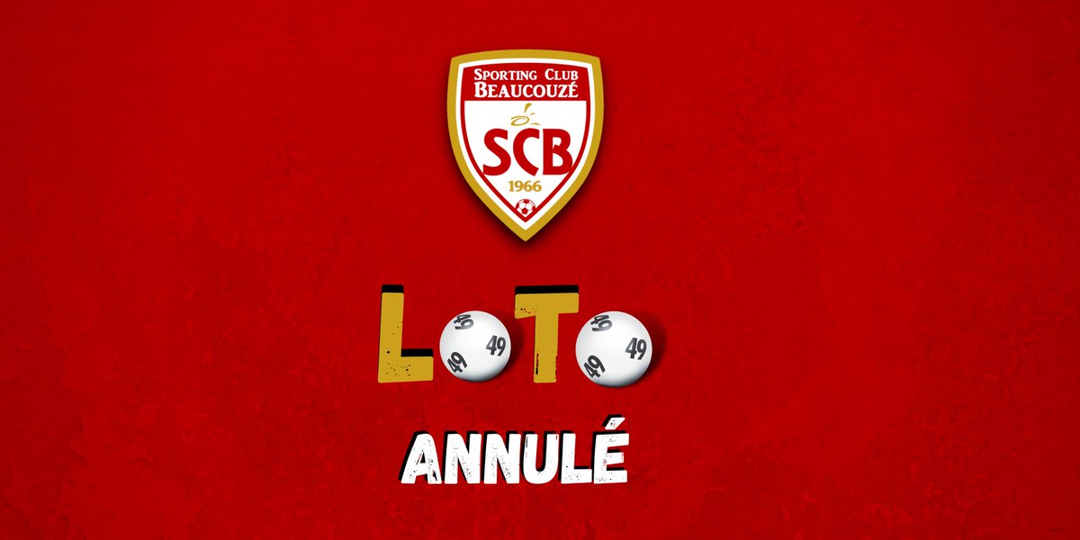 SCBeaucouze's tweet image. ❌Événement annulé ⚪️🔴

Merci à ceux qui s’étaient inscrits😉

urlz.fr/go8Y

#football #événement #Loto #premierdelasaison #annulé #wearesporting⚪️🔴