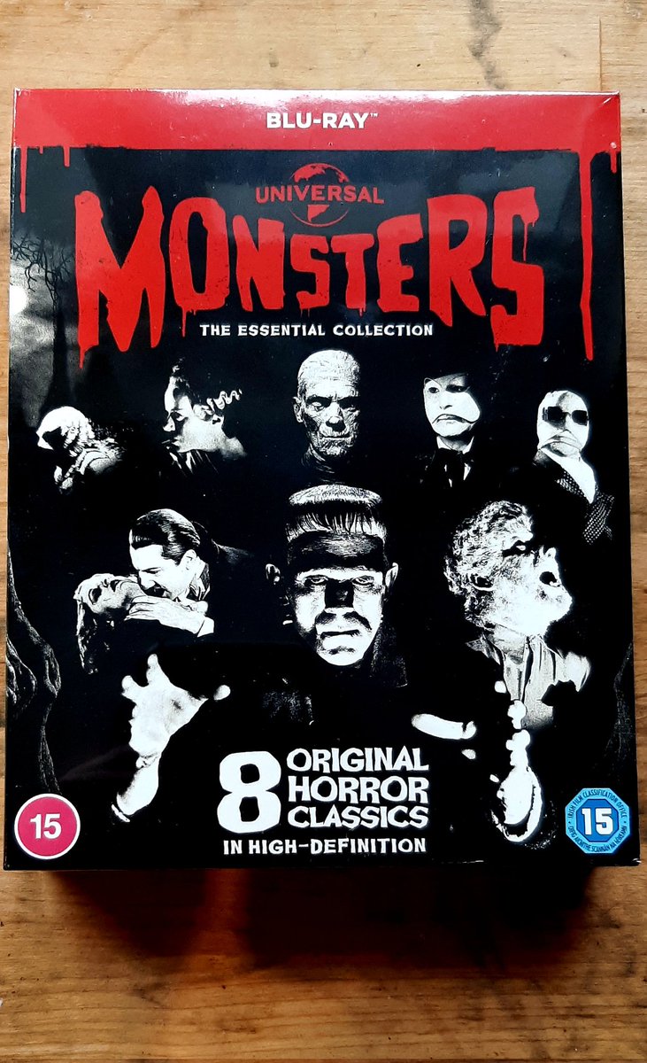 Already prepping for #Halloween... 
#Universalmonsters #boxset #vintagehorrormovies