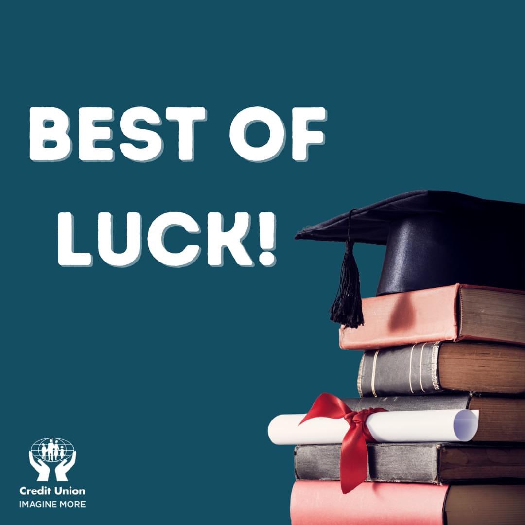 Community_CU's tweet image. The very best of luck to all of our members receiving their Leaving Cert results today! 🥳

#Community #CreditUnion