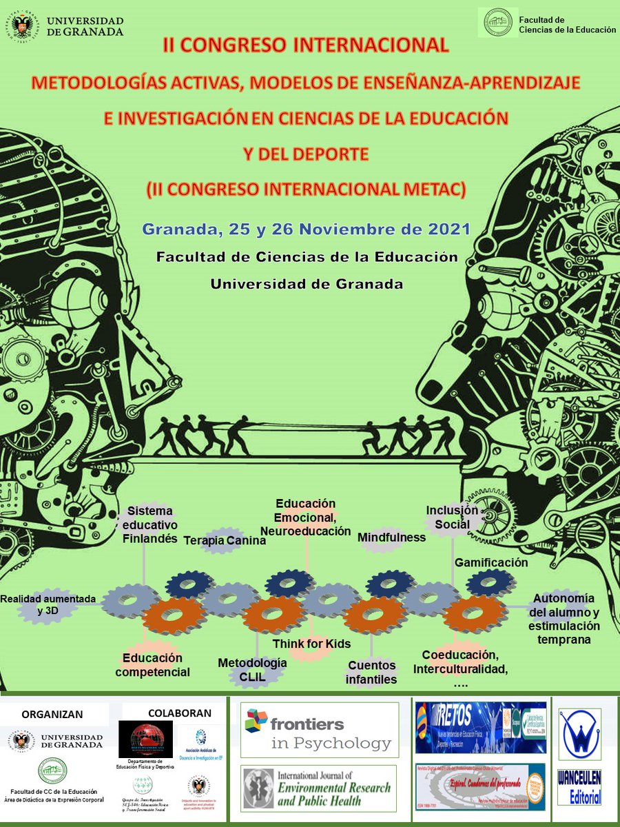 congresometac's tweet photo. 📢Ya queda menos para el II @congresometac. Aunque la propuesta actual es de hacerlo PRESENCIAL y ON LINE, quisiéramos informar que estamos a la espera de las decisiones de la UGR para la presencialidad o no por motivos de COVID-19. En breve tendremos la decisión rectoral. https://t.co/kKWnrtFe1V