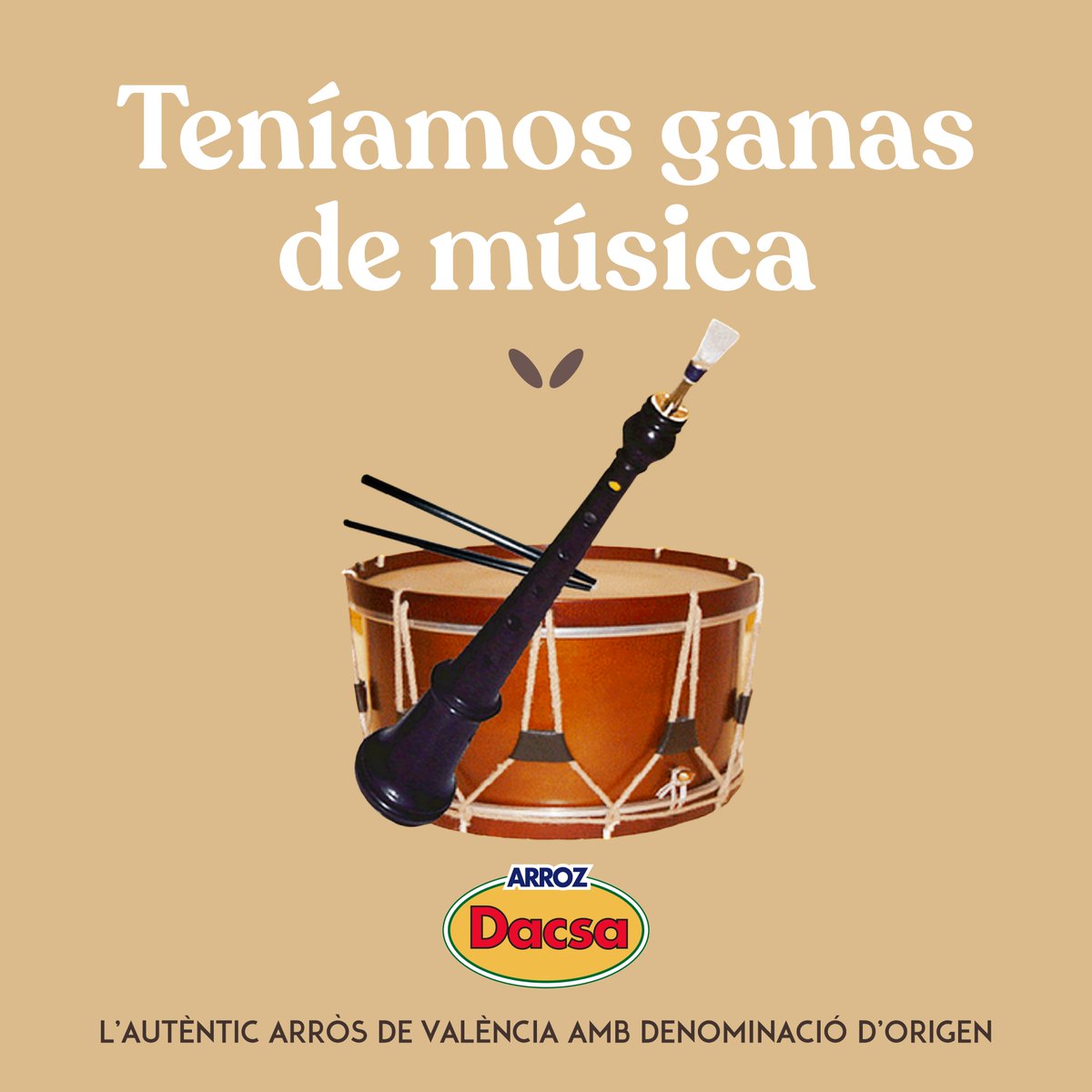 arrozdacsa's tweet photo. 🎵 La música es parte esencial de las fallas. La dolçaina, el tabal, las charangas,... 🎺 vuelven a inundar cada rincón de la ciudad. Y teníamos ganas, muchas ganas.

Y tú, ¿te imaginas unas fallas sin música?

#arrozdacsa #fallas2021 #fallasdevalencia https://t.co/TABCWoIuf4