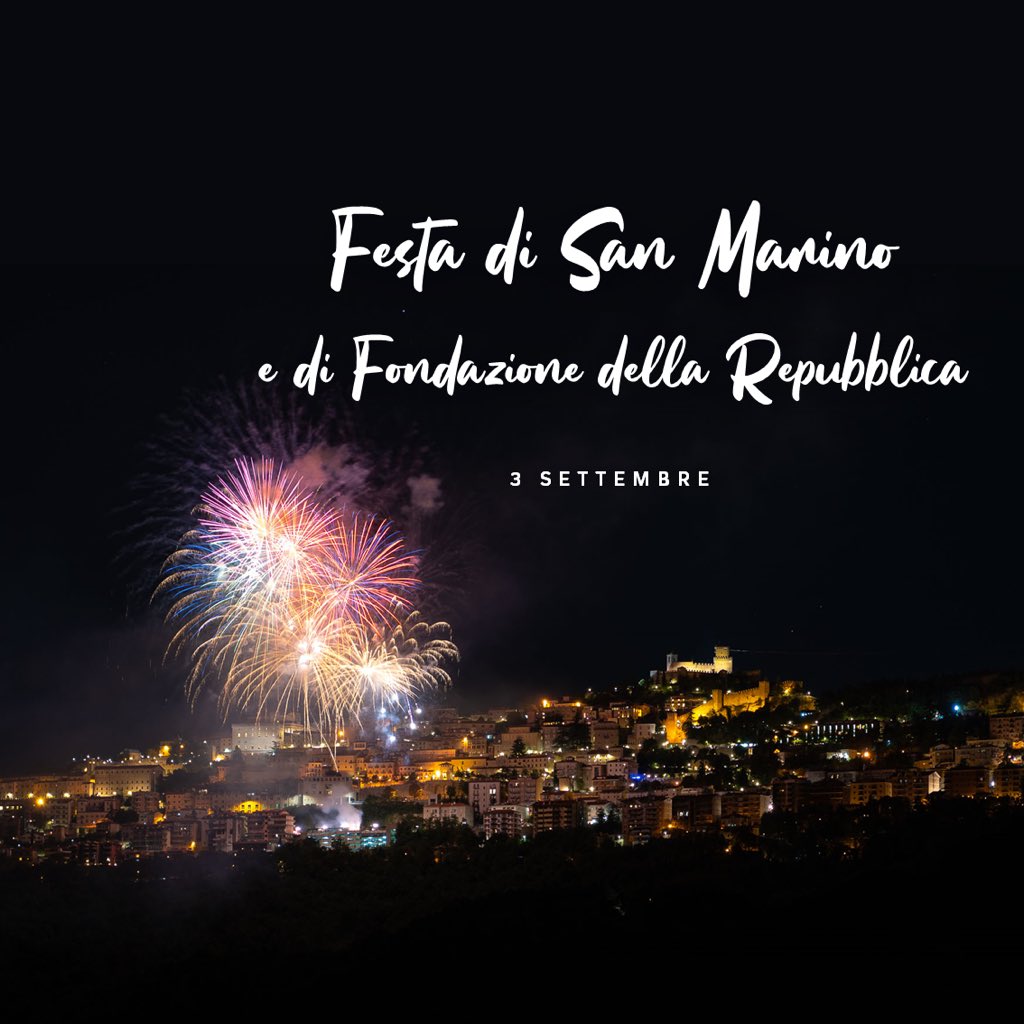 🇸🇲 Oggi celebriamo il Santo Patrono e l’anniversario della fondazione, nel 301 d.C., della nostra Repubblica! È un momento importante, una giornata di festa ricca di celebrazioni ed eventi! 

visitsanmarino.com/evento/festa-d…