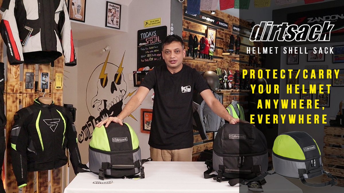 Carry/Store your precious helmet anywhere &amp; everywhere. 
youtu.be/IGqnyT2CiHw