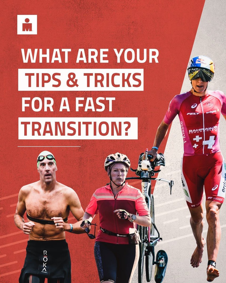 What are your tips and tricks for a fast transition? 🏊‍♀️🚴‍♂️🏃‍♀️

#IRONMAN #triathlon #ANYTHINGISPOSSIBLE