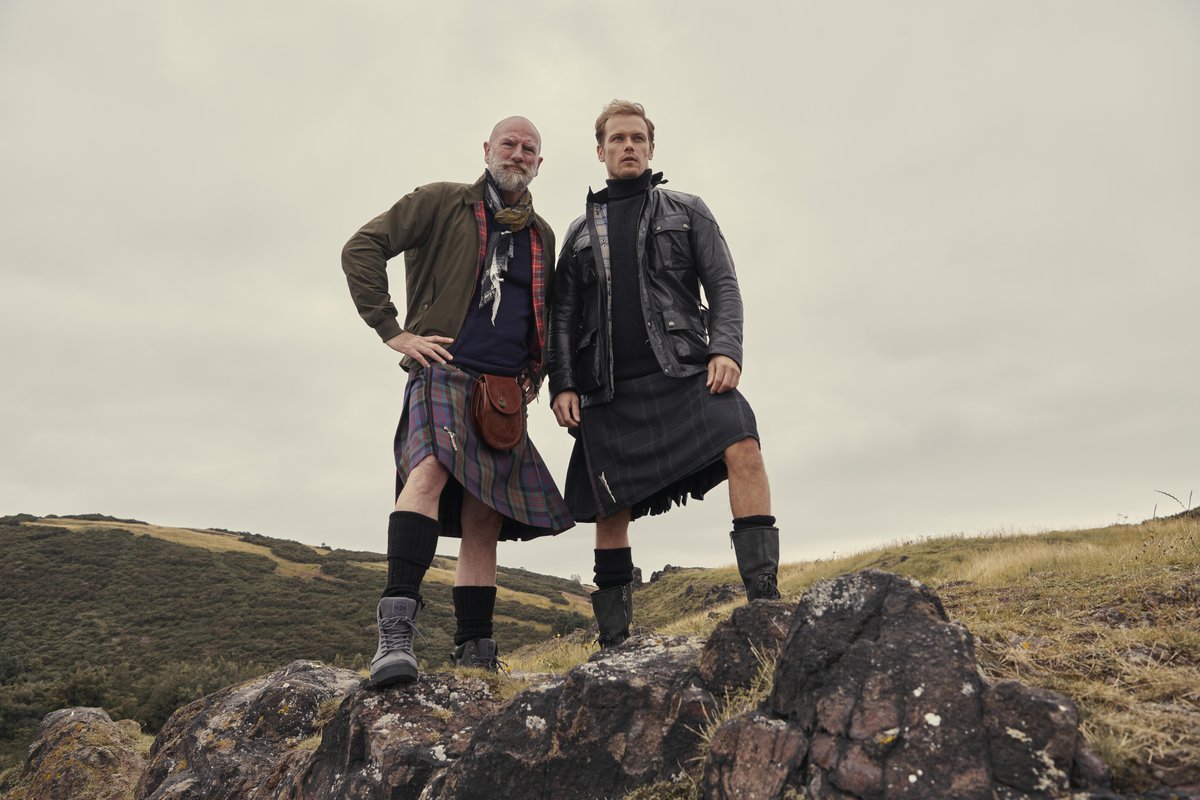 FaneProductions's tweet photo. Here we go! Our new live events are now on-sale to everyone.

Book your tickets for an audience with the #MenInKilts @samheughan &amp; @grahammctavish, adventure traveller @simon_reeve, plus actor &amp; writer @DavidHarewood.

🎟️ https://t.co/zUtf0bVmHt https://t.co/qN3UfLux1p