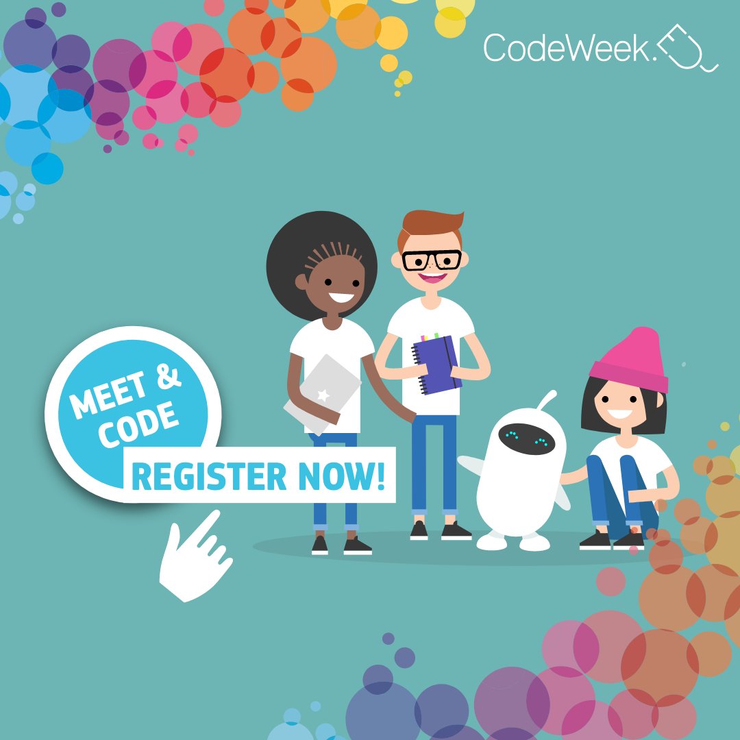 CodeHungary's tweet image. 📣Még mindig lehet regisztrálni a Meet & Code pályázatára!
8 és 24 év közötti fiatalok számára tervezett online kódolási események szervezésére kapható 400€ támogatás nonprofit szervezetek részére.
Határidő: szeptember 8⃣!
További információ: meet-and-code.org