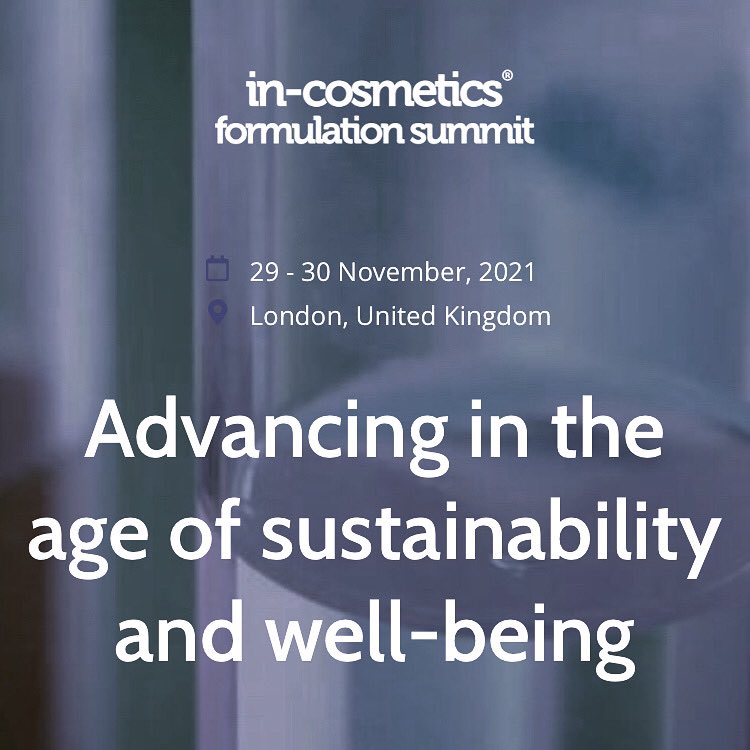 faceworkshops's tweet image. Delighted to be an invited speaker at the forthcoming London Summit - all about skin feel and formulating new, exceptional skincare products #skincare