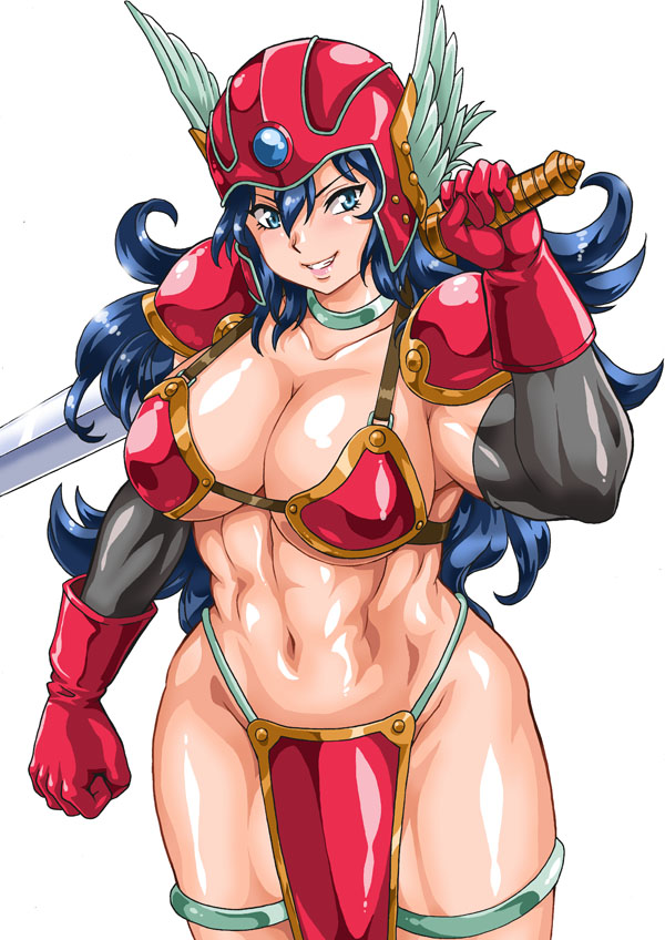 先日ドラクエ3の女戦士のイラストをアップしたのは良かったが、よく見ると眉毛がないのに気付いたので描き足して上げ直しました。ついでに前のも一緒にです。もう一枚ぐらい描きたいな。 