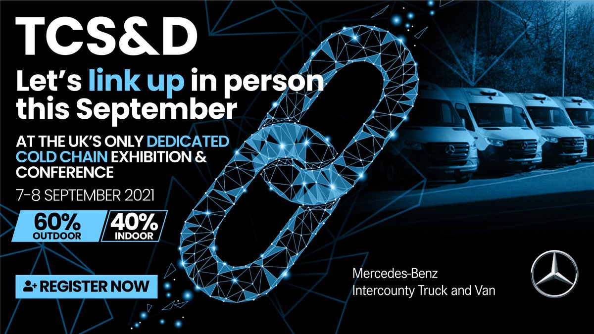 TCSandD's tweet image. TCS&amp;amp;D 2021 - 7-8 September 2021
Cold Chain Profile: Intercounty Mercedes-Benz
Twitter: @IntercountyMB
Event Website: buff.ly/2ONYq3r
#ColdChain #Event #Awards #Refrigeration #Frozen #Ambient #Chilled #FrozenFood #Pharma #Logistics #SupplyChain