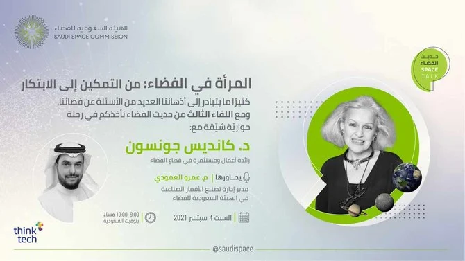 saudi_pro's tweet photo. #Empowerment of #women to be highlighted on Saturday during the third meeting of the Saudi Space Commission’s #Space Talk program. https://t.co/NBvxp4I1d8